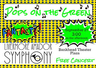 front side of flyer for the LAS Pops concert on 9/27/25