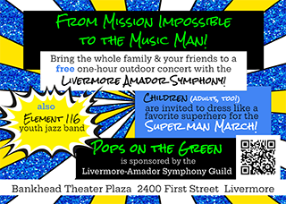 front side of flyer for the LAS Pops concert on 9/27/25