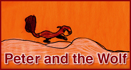 Peter and the Wolf video featuring artwork by third-grade students
